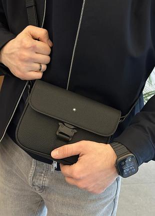 Сумка montblanc compact envelope with m lock 4810 buckle black 6
