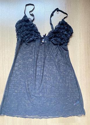 Прозорий пеньюар сіточка розмір м la senza