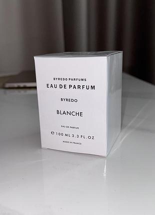 Нішеві парфуми blanche 100 ml шлейфовий аромат духи byredo