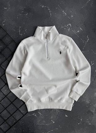Чоловіча кофта polo ralph lauren в білому кольорі