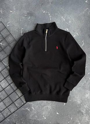 Чоловіча кофта polo ralph lauren в чорному кольорі