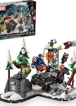 Конструктор lego marvel / мстітелі ера альтрона та позашляховик битва за бункер 613 деталей (76291)