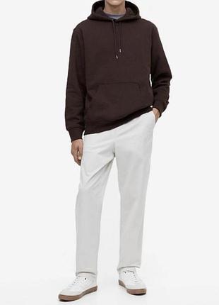 Коричневий худі h&m на флісі 2