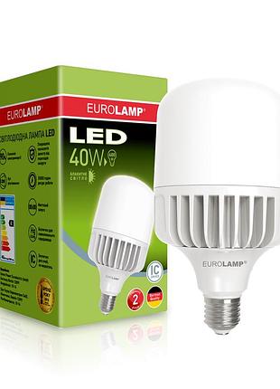 Лампа светодиодная eurolamp 40w e27 6500k
