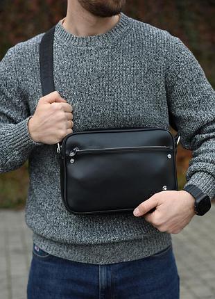 Сумка montblanc sartorial messenger black