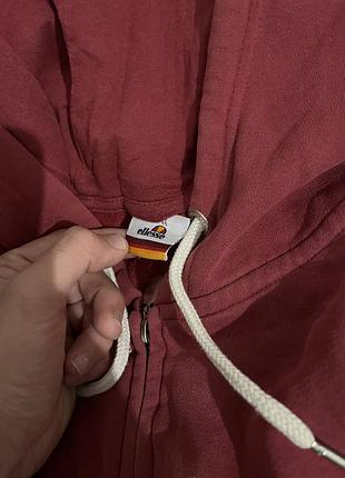Чоловіча толстовка ellesse на змійці червона