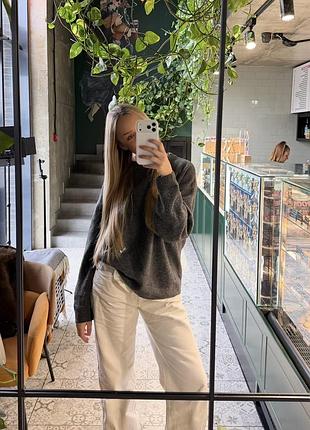 Сірий светр pull&bear