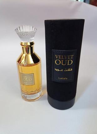 Парфумерна вода lattafa perfumes velvet oud 100 мл