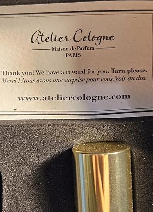 Atelier cologne mimosa indigo edp. 30мл. 4