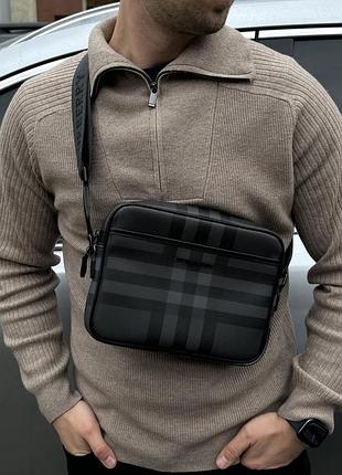 Сумка burberry muswell shoulder crossbody bag dark grey