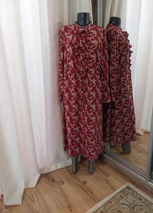 Вискозное платье 👗 рубашка 3