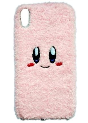 Чехол / панель alitek для apple iphone айфон xr pink eyes (плюш)