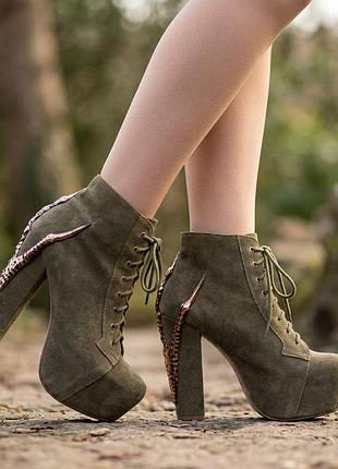 Jeffrey campbell lita claw замшевые ботильоны с когтем,37р.