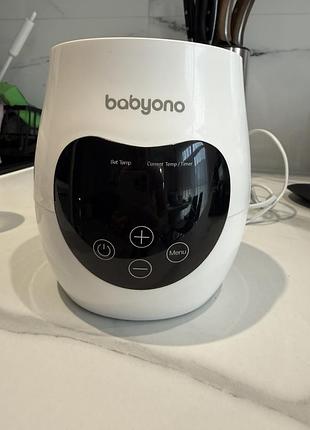 Електричний підігрівач для пляшечок babyono natural 2в1 з дисплеєм та функцією стерилізації