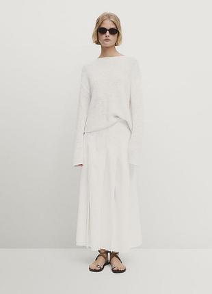 Massimo dutti  новый хлопковый джемпер 2