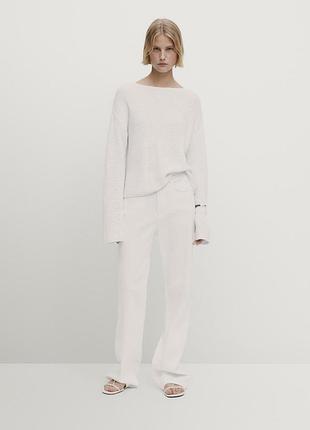 Massimo dutti  новый хлопковый джемпер 3