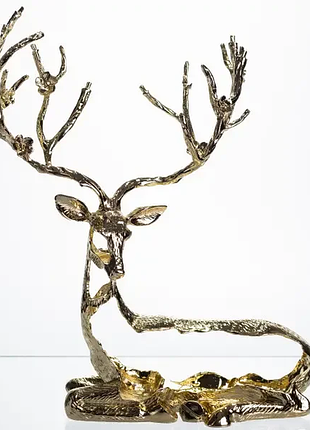 Декоративная фигурка lying deer 20х8х25 см металлическая hp-7-16