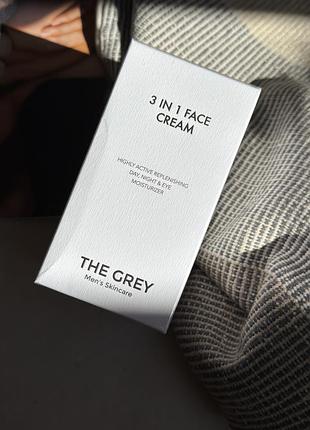 Оригінал the grey face cream 3 in 1 крем для обличчя чоловічий оригинал крем для лица