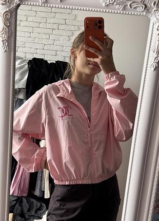 Ніжно рожева вітровка зіпка juicy couture, спортивна кофта