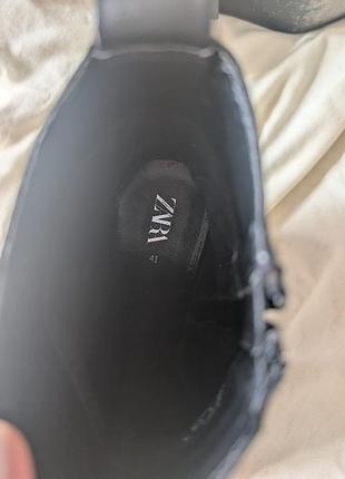 Шкір'яні ботильйоні zara 5
