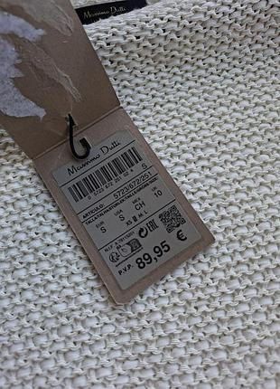 Massimo dutti  новый хлопковый джемпер 9