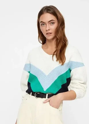 Вязаный котоновый свитер vero moda 8