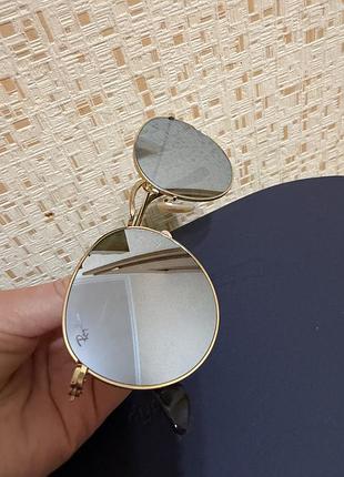 Сонцезахисні окуляри ray-ban round metal flat lenses rb3447n 001/30 оригінал