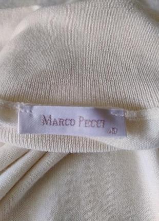Белоснежный свитер marco pecct 5