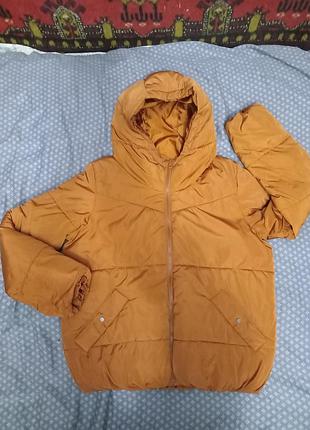 Жіноча, стьобана куртка - пуффер, over size, house brand, outerwear collection, оригінал, р. l