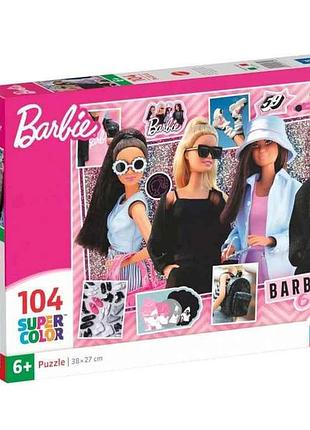 Пазли 104ел. стильні дівчатка barbie тм clementoni