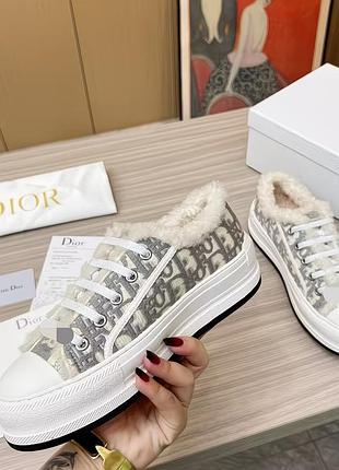 Кеди dior , утеплені 2