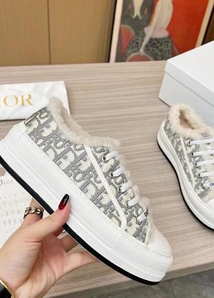 Кеди dior , утеплені