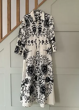 Платье рубашка р s zara зара