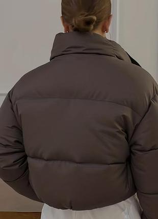 Женская теплая одежда на зиму, модная и элегантная. однотонная