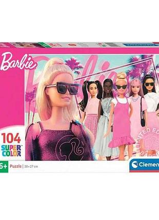 Пазли 104ел. супер компания девчатат barbie тм clementoni