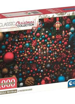 Пазли 1000ел. коллекция новогодние украшения тм clementoni