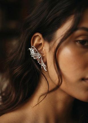 Роскошные серьги бабочки нержавеющая сталь stainless steel