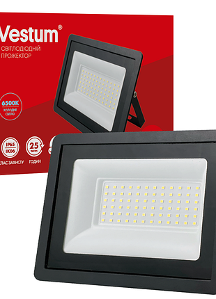 Світлодіодний прожектор vestum 50w 6500k 180-260v ip65 1-vs-3016