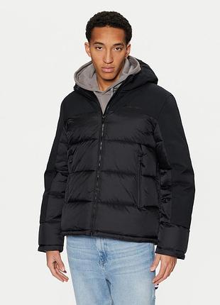 Оригінал! сша! чоловічі тепла куртка champion hooded jacket 220345-kk001 новий стан