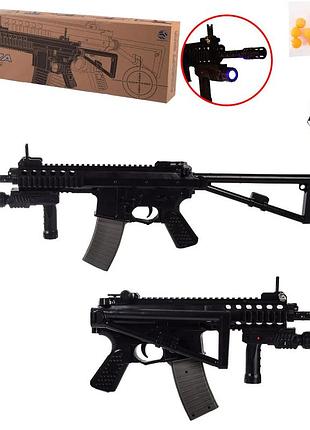 Игрушечный автомат kac pdw 71 см для детей, пневматический, откидной приклад, тактическая рукоятка-фонарь
