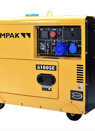 Генератор дизельный kompak k6100se 5000/5500 w