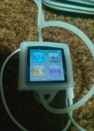 Мр3 плеєр apple ipod nano 6th generation silver 16gb mc526ll