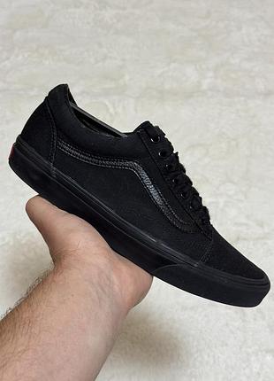 Vans old skool black 42.5р 27см кеди оригінал