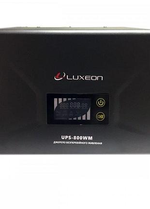 Источник бесперебойного питания (ибп) luxeon ups-800wm