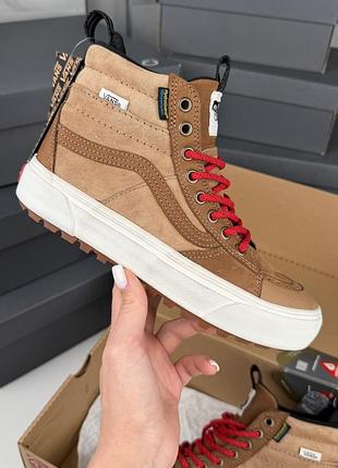 Популярные теплые зимние кеды vans sk8-hi mte-2