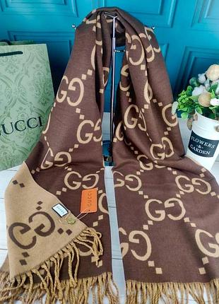Кашемировый шарф палантин платок gucci гуччи
