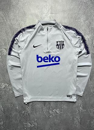 Vintage винтажный лонгслив nike fc barcelona найк фк барселона big logo size m размер м