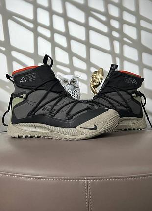 Жіночі зимові кросівки nike acg air terra antarktik fur w khaki black
