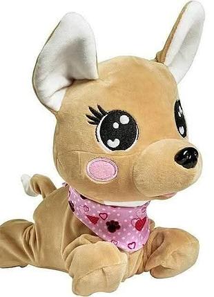 Невероятно красивая, веселая интерактивная собачка simba baby boo chi chi love 
30 см 
милое щенок любит обниматься и очень игривый