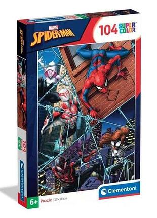 Пазли 104ел. человек паук и друзья marvel тм clementoni